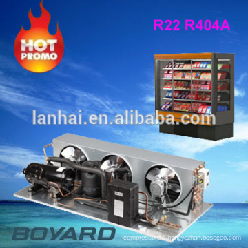 r22 r404a boyang lanhai price split condensing unit 50hz 0.75~3 hp for Stainless steel temperature wine Cooler